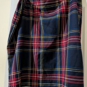 Talbots Classic Plaid Pencil Skirt